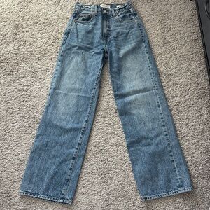 Aritzia Farrah hi rise wide leg Jean